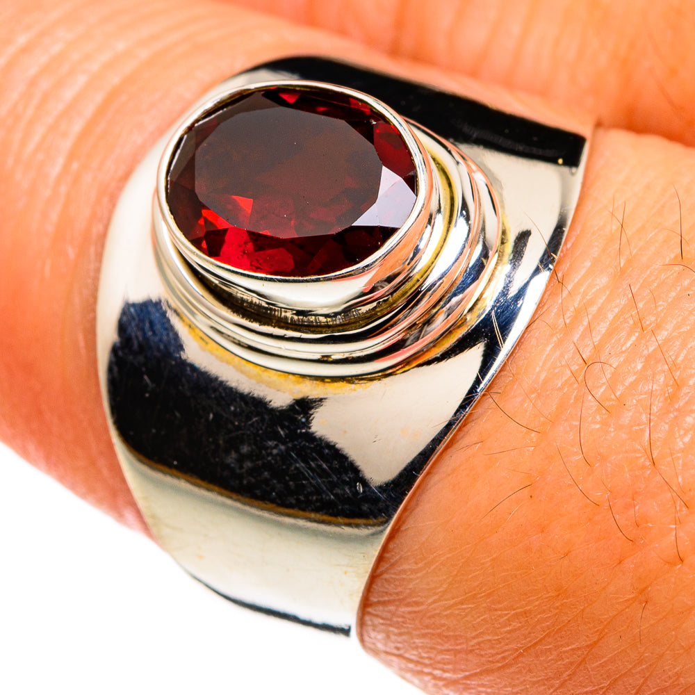 Garnet Rings handcrafted by Ana Silver Co - RING77928