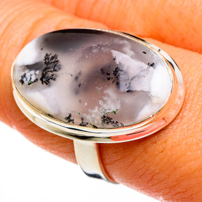 Dendritic Opal Rings handcrafted by Ana Silver Co - RING77937