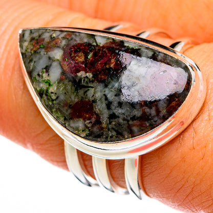 Russian Eudialyte Rings handcrafted by Ana Silver Co - RING77940