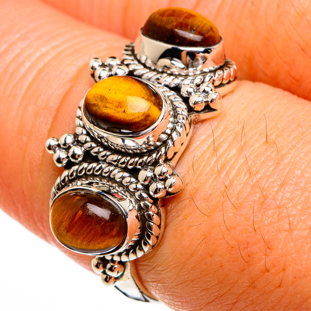 Tiger Eye Rings handcrafted by Ana Silver Co - RING77951