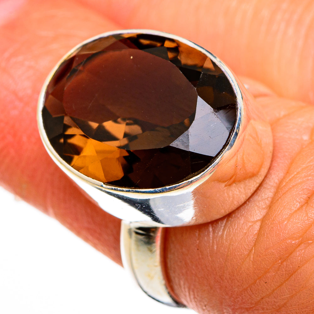 Smoky Quartz Rings handcrafted by Ana Silver Co - RING77952