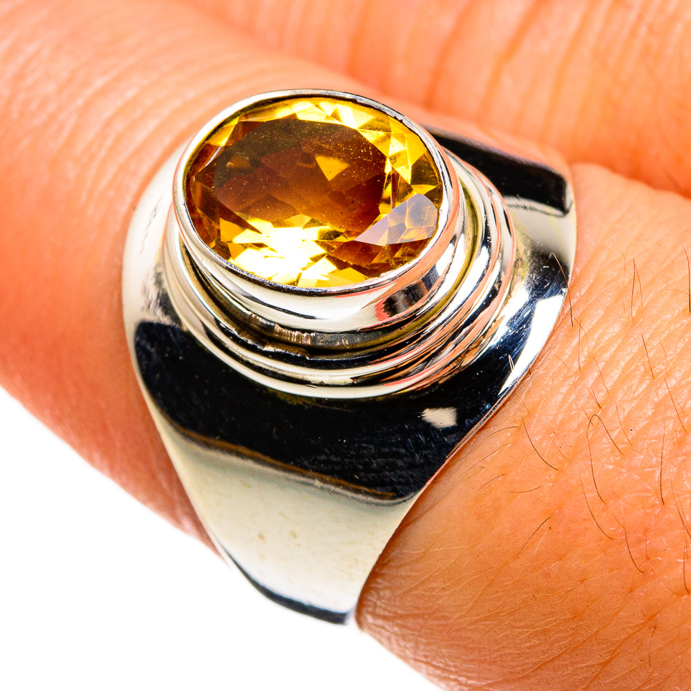 Citrine Rings handcrafted by Ana Silver Co - RING77955