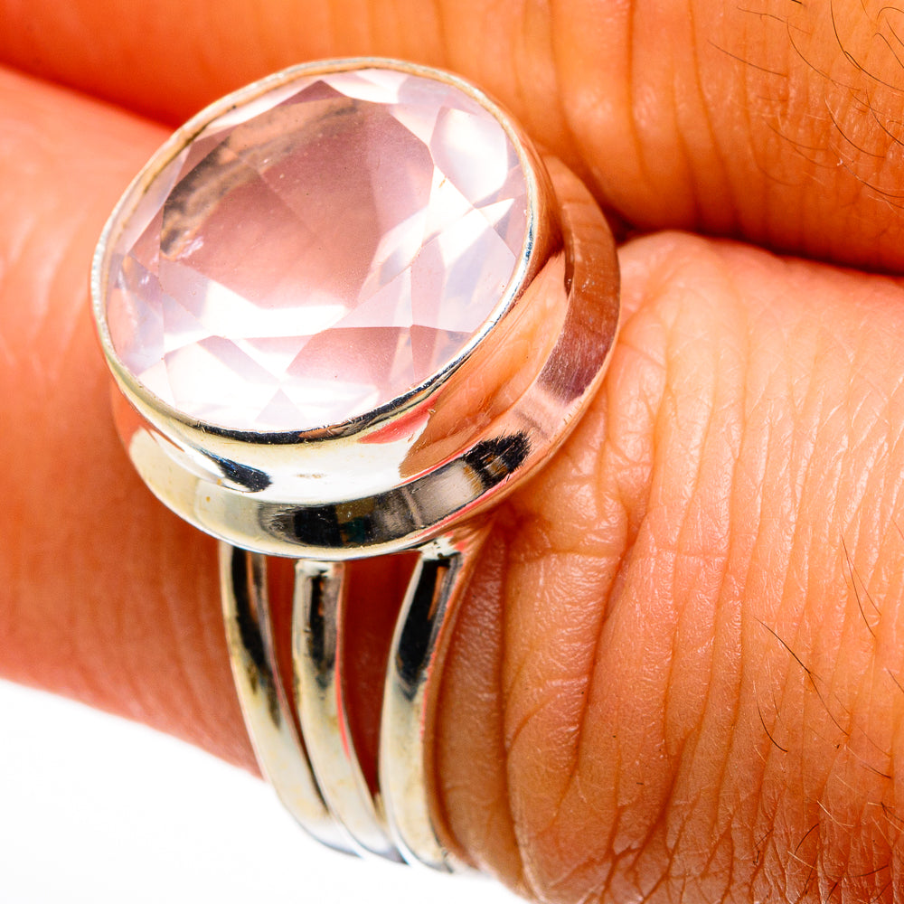 Pink Tourmaline Rings handcrafted by Ana Silver Co - RING77959