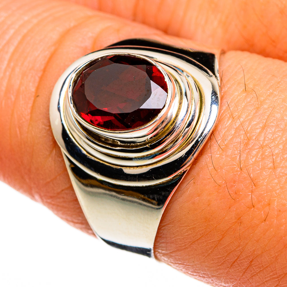 Garnet Rings handcrafted by Ana Silver Co - RING77962