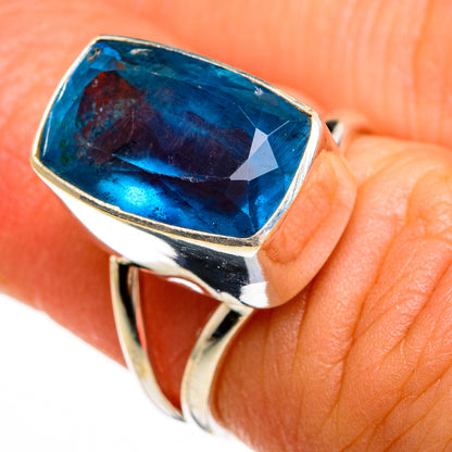 Blue Fluorite Rings handcrafted by Ana Silver Co - RING77979