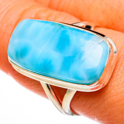 Larimar Rings handcrafted by Ana Silver Co - RING77984