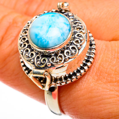 Larimar Rings handcrafted by Ana Silver Co - RING77990