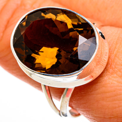 Smoky Quartz Rings handcrafted by Ana Silver Co - RING77997