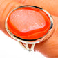 Orange Agate Druzy Rings handcrafted by Ana Silver Co - RING78002
