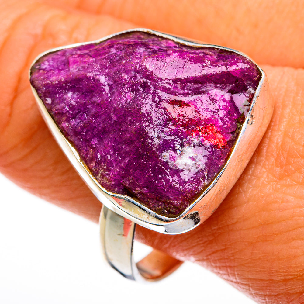 Ruby Fuchsite Rings handcrafted by Ana Silver Co - RING78007
