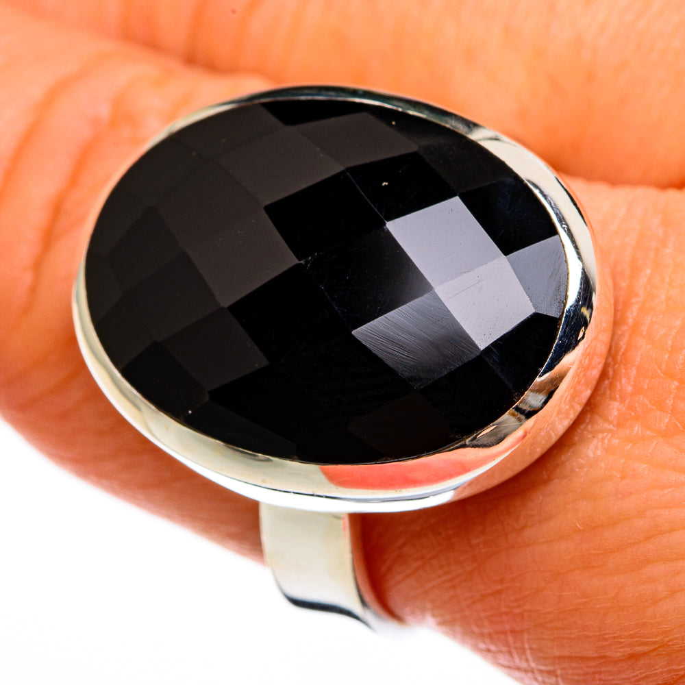 Black Onyx Rings handcrafted by Ana Silver Co - RING78011