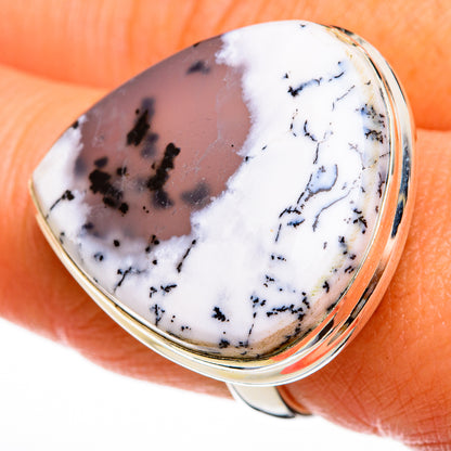 Dendritic Opal Rings handcrafted by Ana Silver Co - RING78013