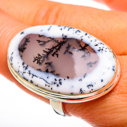 Dendritic Opal Rings handcrafted by Ana Silver Co - RING78014