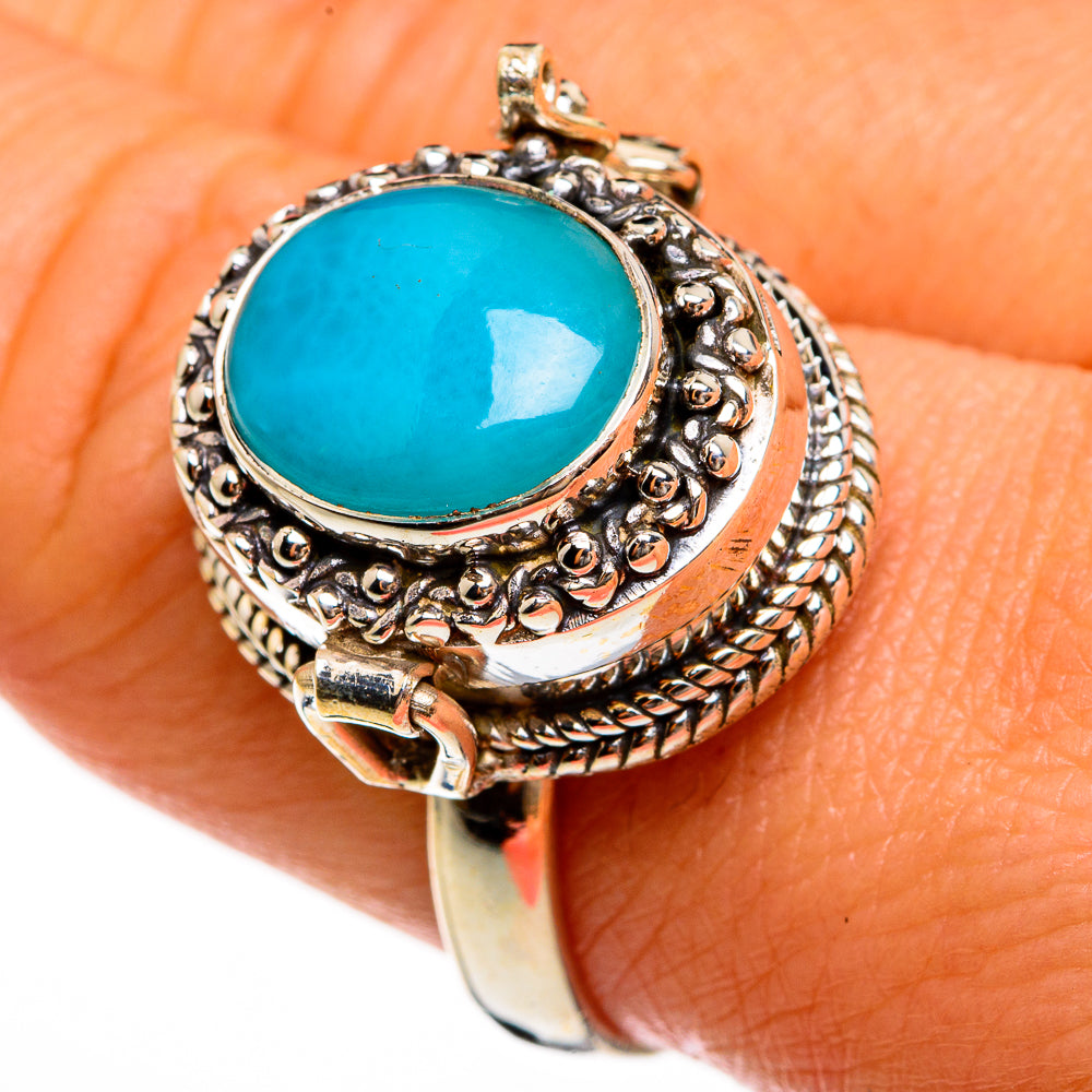 Larimar Rings handcrafted by Ana Silver Co - RING78037