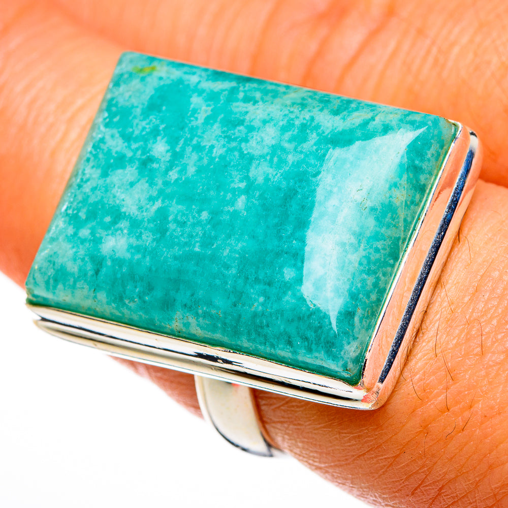 Amazonite Rings handcrafted by Ana Silver Co - RING78040