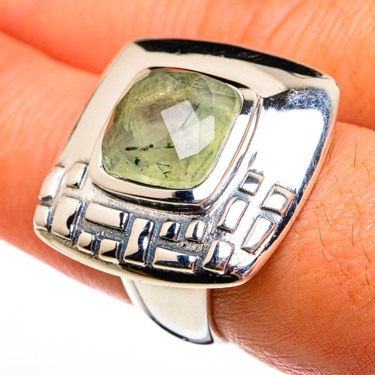 Prehnite Rings handcrafted by Ana Silver Co - RING78041