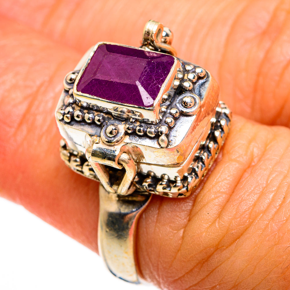 Ruby Rings handcrafted by Ana Silver Co - RING78052