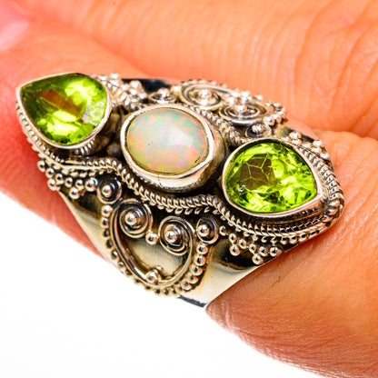 Ethiopian Opal Rings handcrafted by Ana Silver Co - RING78066