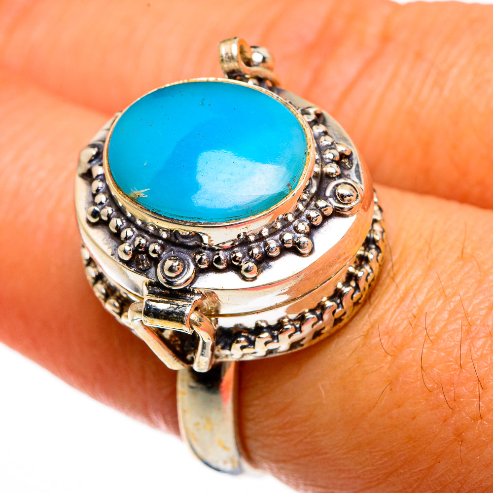 Larimar Rings handcrafted by Ana Silver Co - RING78070