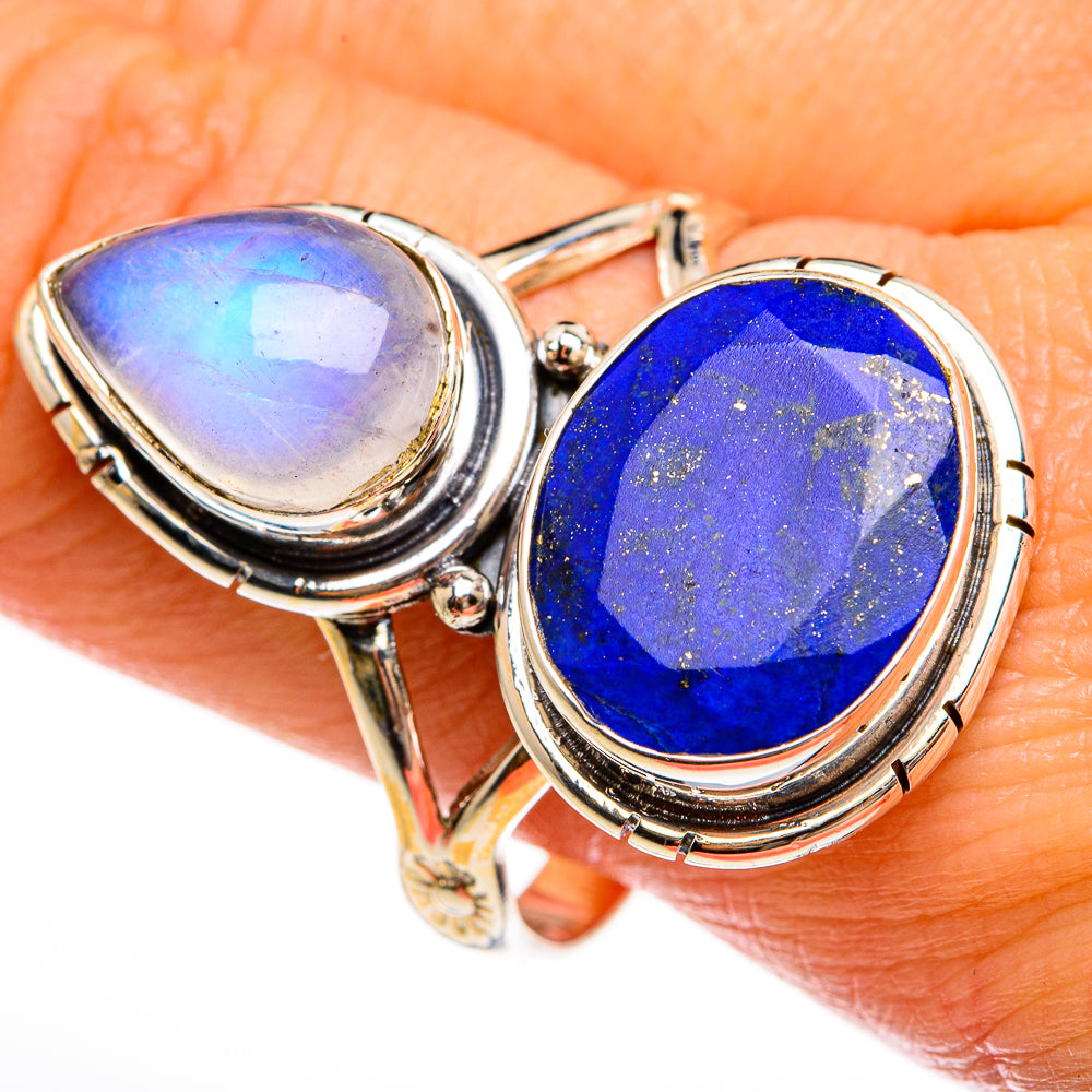 Lapis Lazuli Rings handcrafted by Ana Silver Co - RING78073