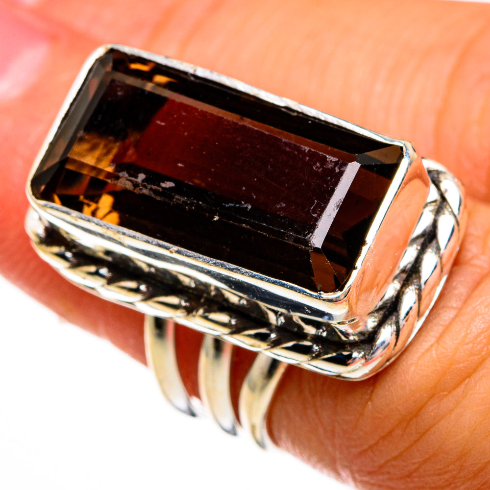Smoky Quartz Rings handcrafted by Ana Silver Co - RING78084