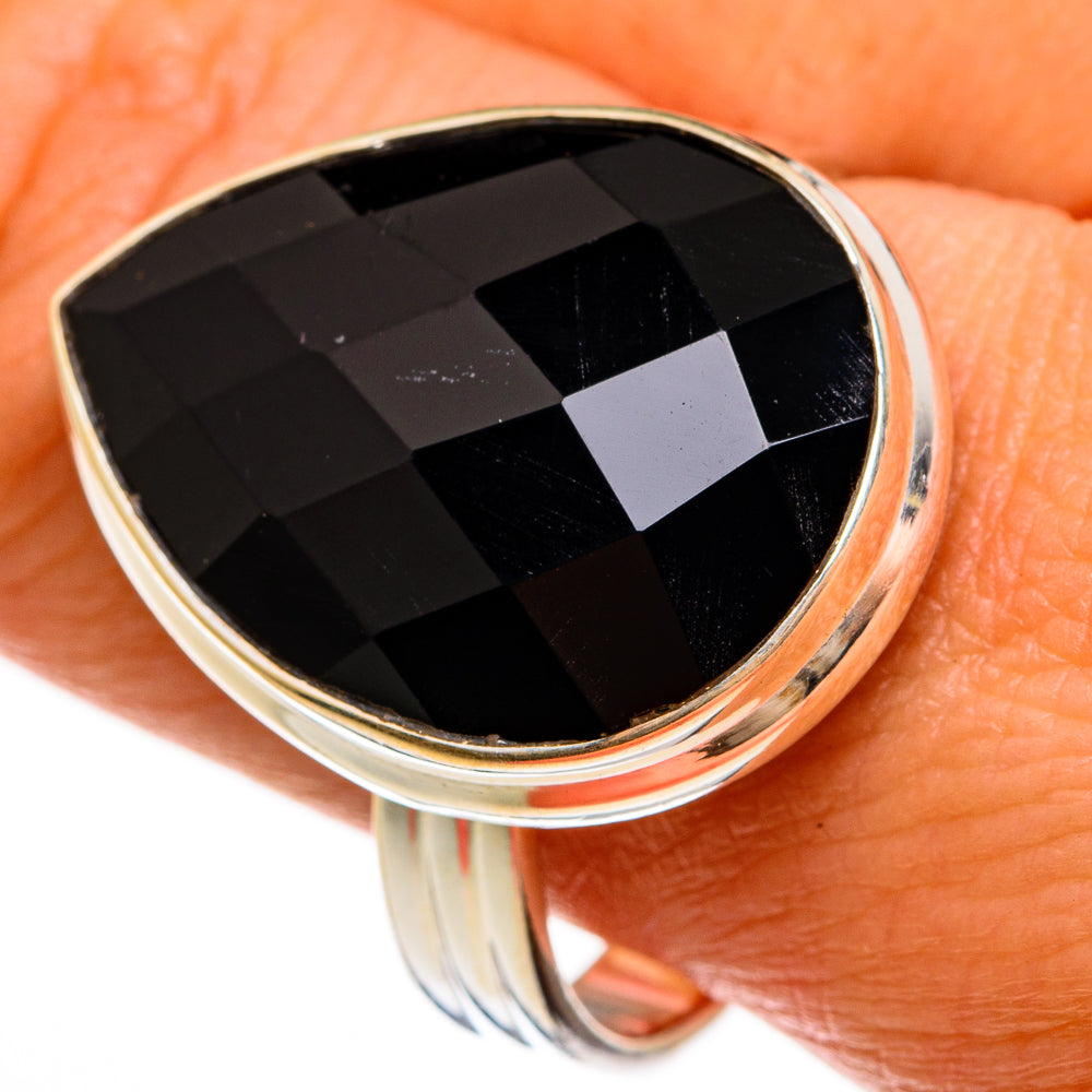 Black Onyx Rings handcrafted by Ana Silver Co - RING78094