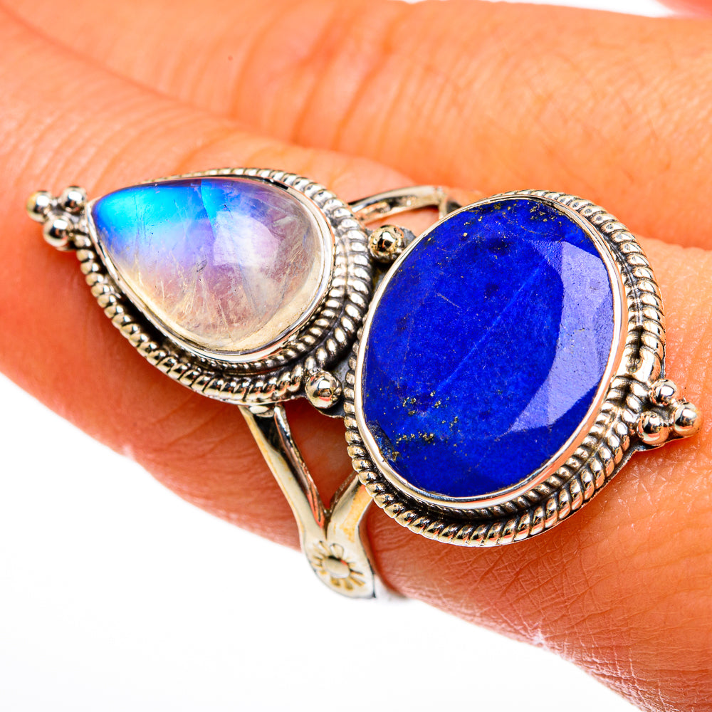 Lapis Lazuli Rings handcrafted by Ana Silver Co - RING78109