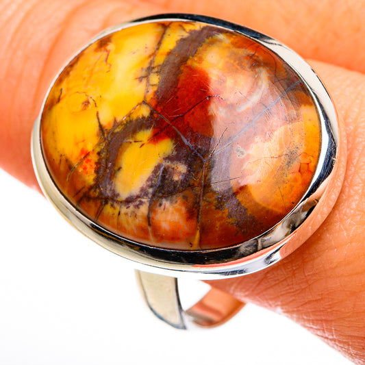 Mookaite Rings handcrafted by Ana Silver Co - RING78119