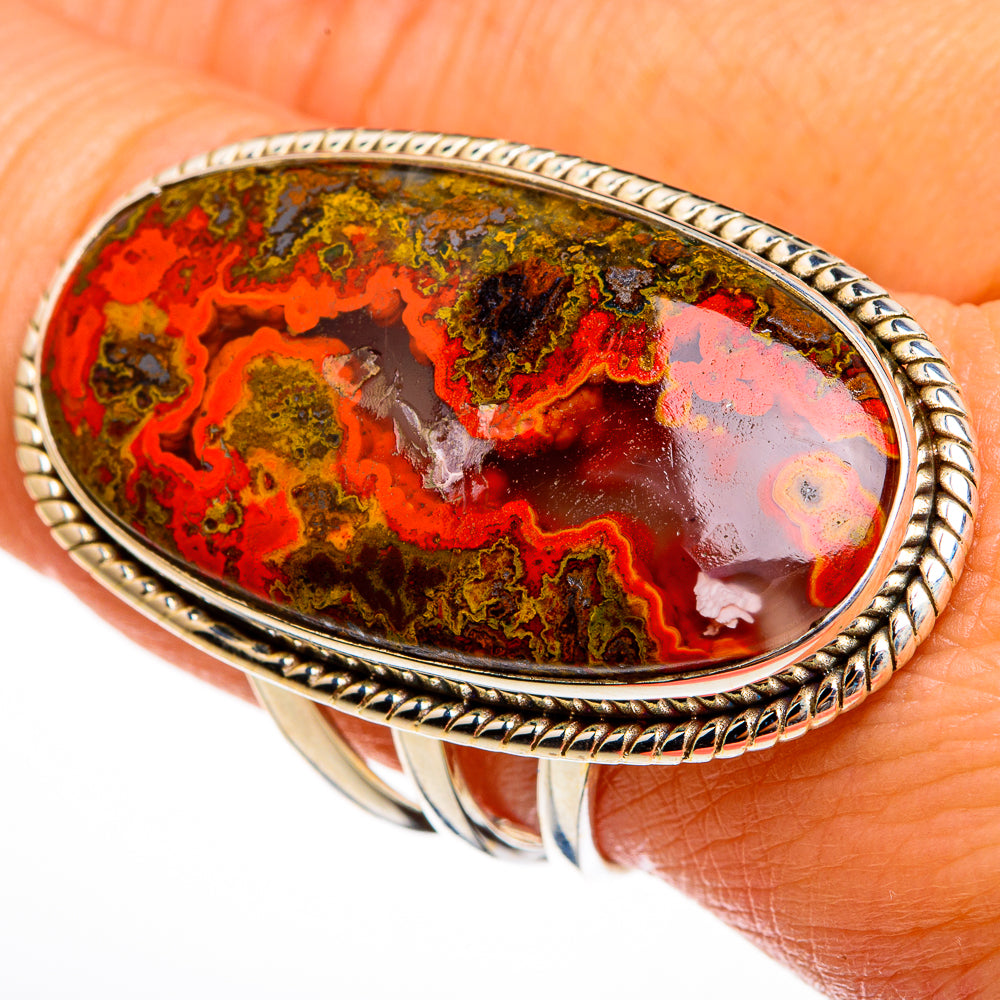Moroccan Agate Rings handcrafted by Ana Silver Co - RING78124