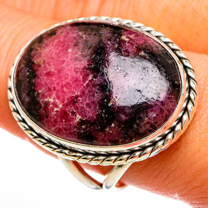 Rhodonite Rings handcrafted by Ana Silver Co - RING78127