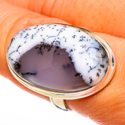 Dendritic Opal Rings handcrafted by Ana Silver Co - RING78133