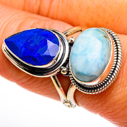 Larimar Rings handcrafted by Ana Silver Co - RING78147