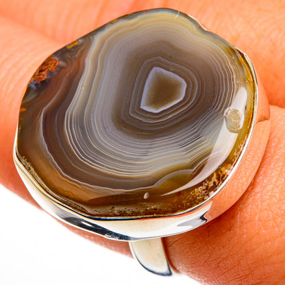 Botswana Agate Rings handcrafted by Ana Silver Co - RING78156