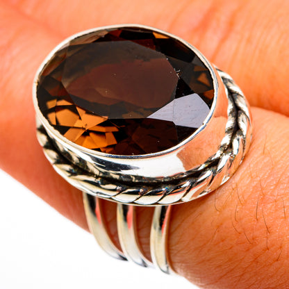 Smoky Quartz Rings handcrafted by Ana Silver Co - RING78161