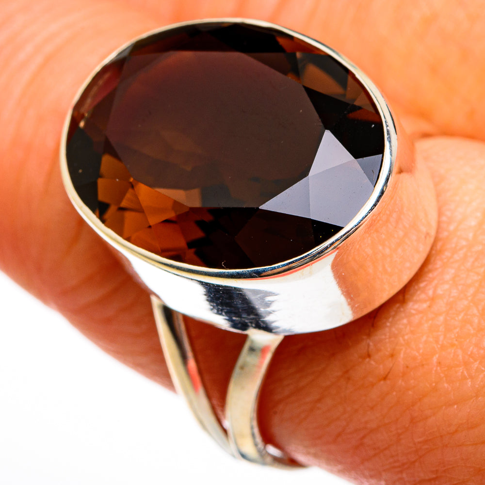 Smoky Quartz Rings handcrafted by Ana Silver Co - RING78162