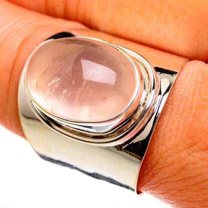 Rose Quartz Rings handcrafted by Ana Silver Co - RING78166