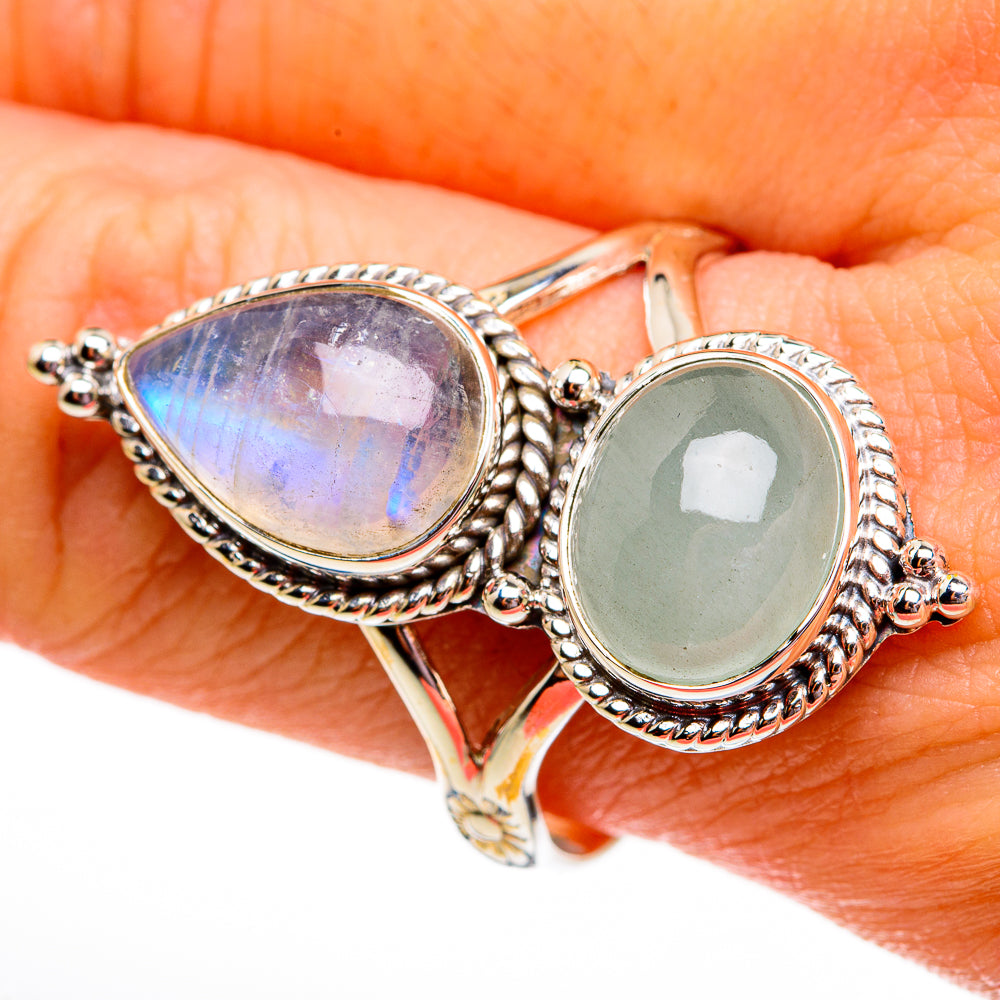 Aquamarine Rings handcrafted by Ana Silver Co - RING78183
