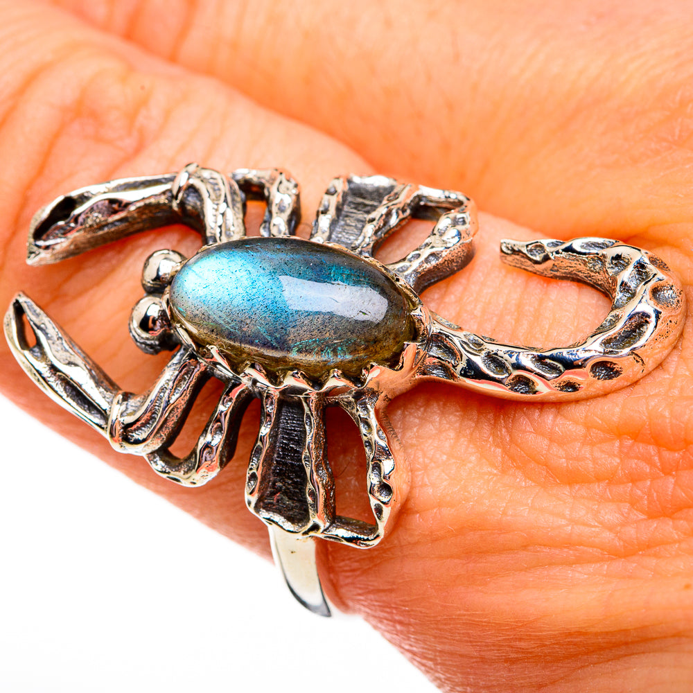 Labradorite Rings handcrafted by Ana Silver Co - RING78184