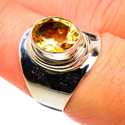 Citrine Rings handcrafted by Ana Silver Co - RING78193