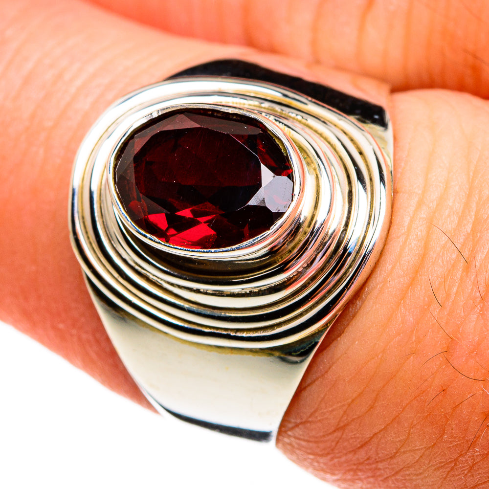 Garnet Rings handcrafted by Ana Silver Co - RING78199