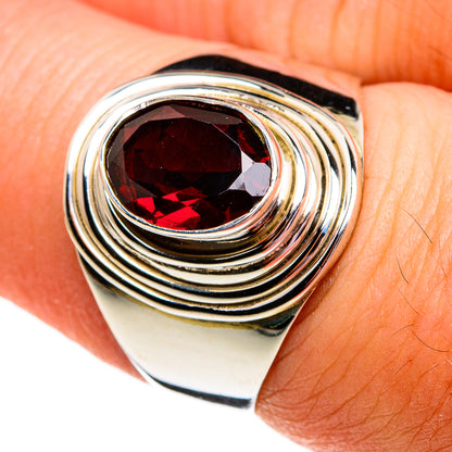 Garnet Rings handcrafted by Ana Silver Co - RING78199