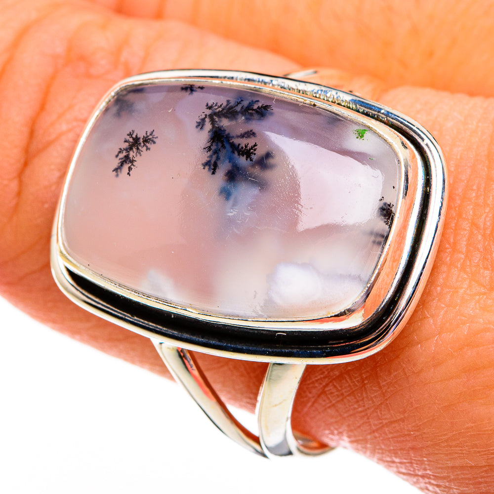 Dendritic Opal Rings handcrafted by Ana Silver Co - RING78207