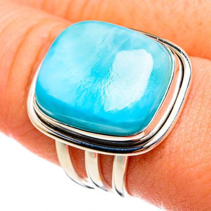 Larimar Rings handcrafted by Ana Silver Co - RING78214