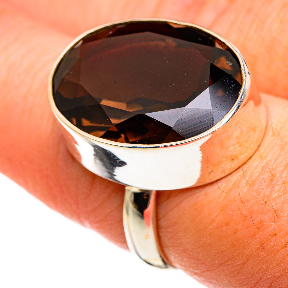 Smoky Quartz Rings handcrafted by Ana Silver Co - RING78223