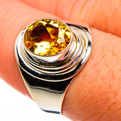 Citrine Rings handcrafted by Ana Silver Co - RING78224