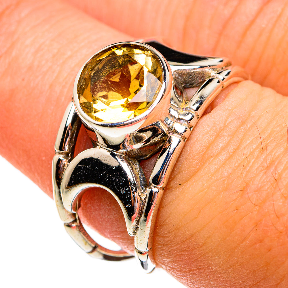 Citrine Rings handcrafted by Ana Silver Co - RING78225