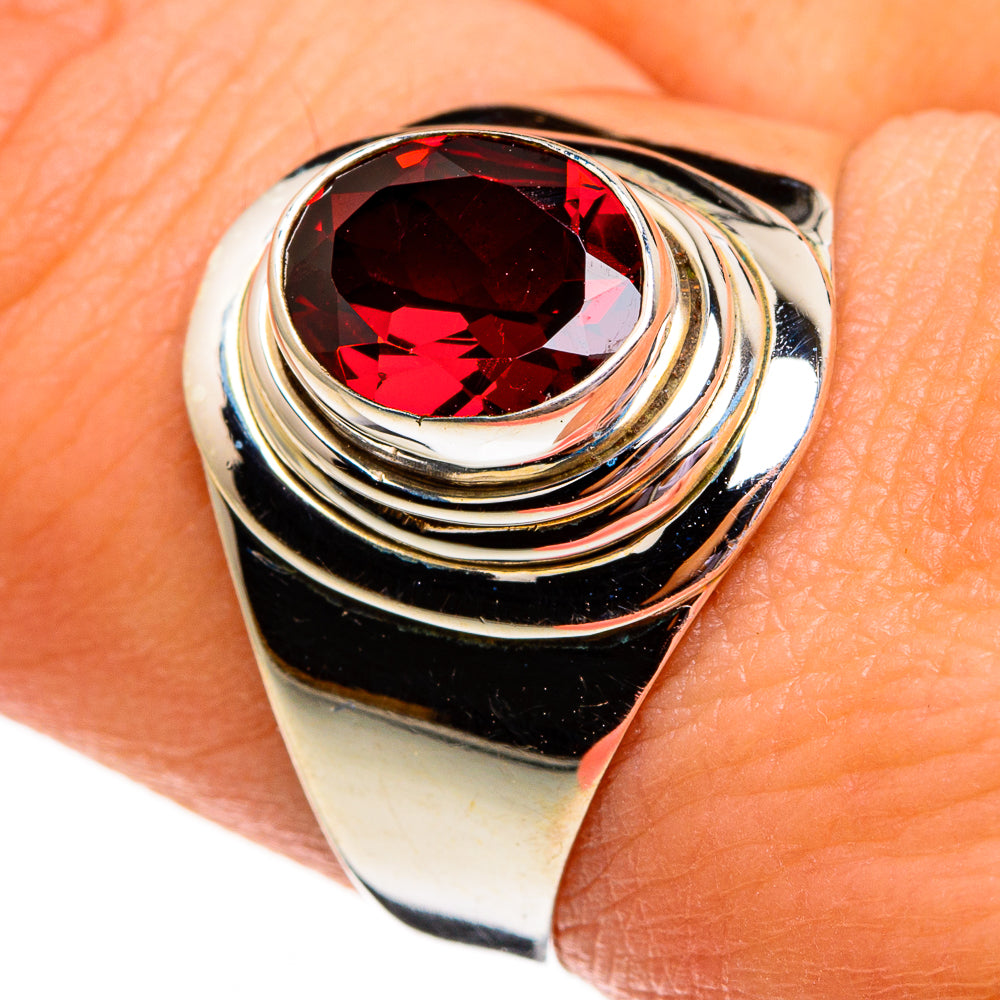Garnet Rings handcrafted by Ana Silver Co - RING78229
