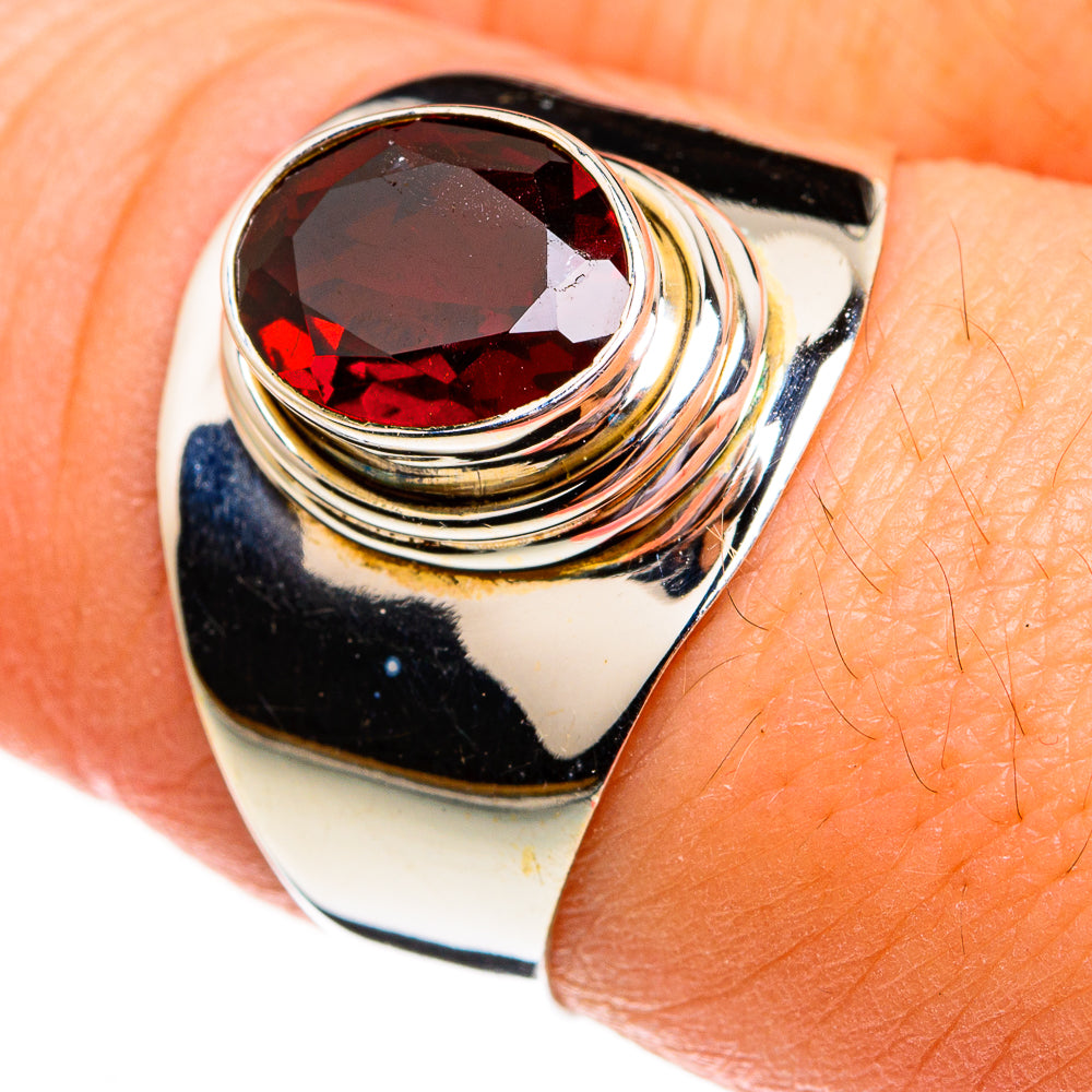 Garnet Rings handcrafted by Ana Silver Co - RING78230