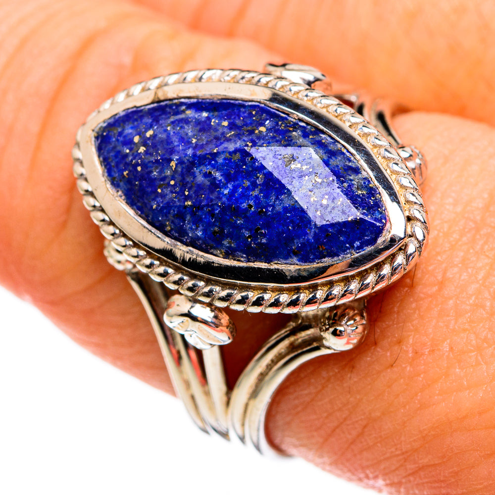 Lapis Lazuli Rings handcrafted by Ana Silver Co - RING78245