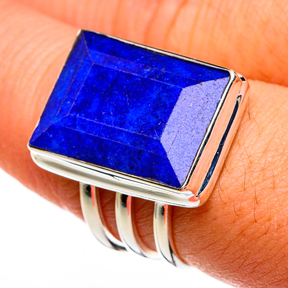 Lapis Lazuli Rings handcrafted by Ana Silver Co - RING78246